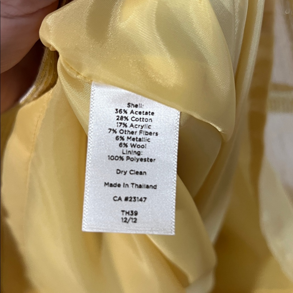 Talbots Gold Textured Dress - Picture 5 of 5